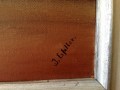 Óleo original sobre Lienzo pintado y firmado por J.G. Feller.